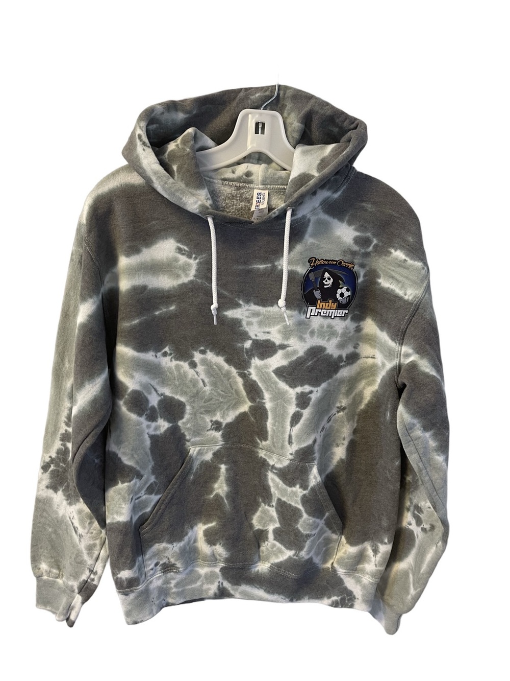 Hoodie Sweatshirt Logo Indy Premier Club Halloween Classic Gray Camo Sz S